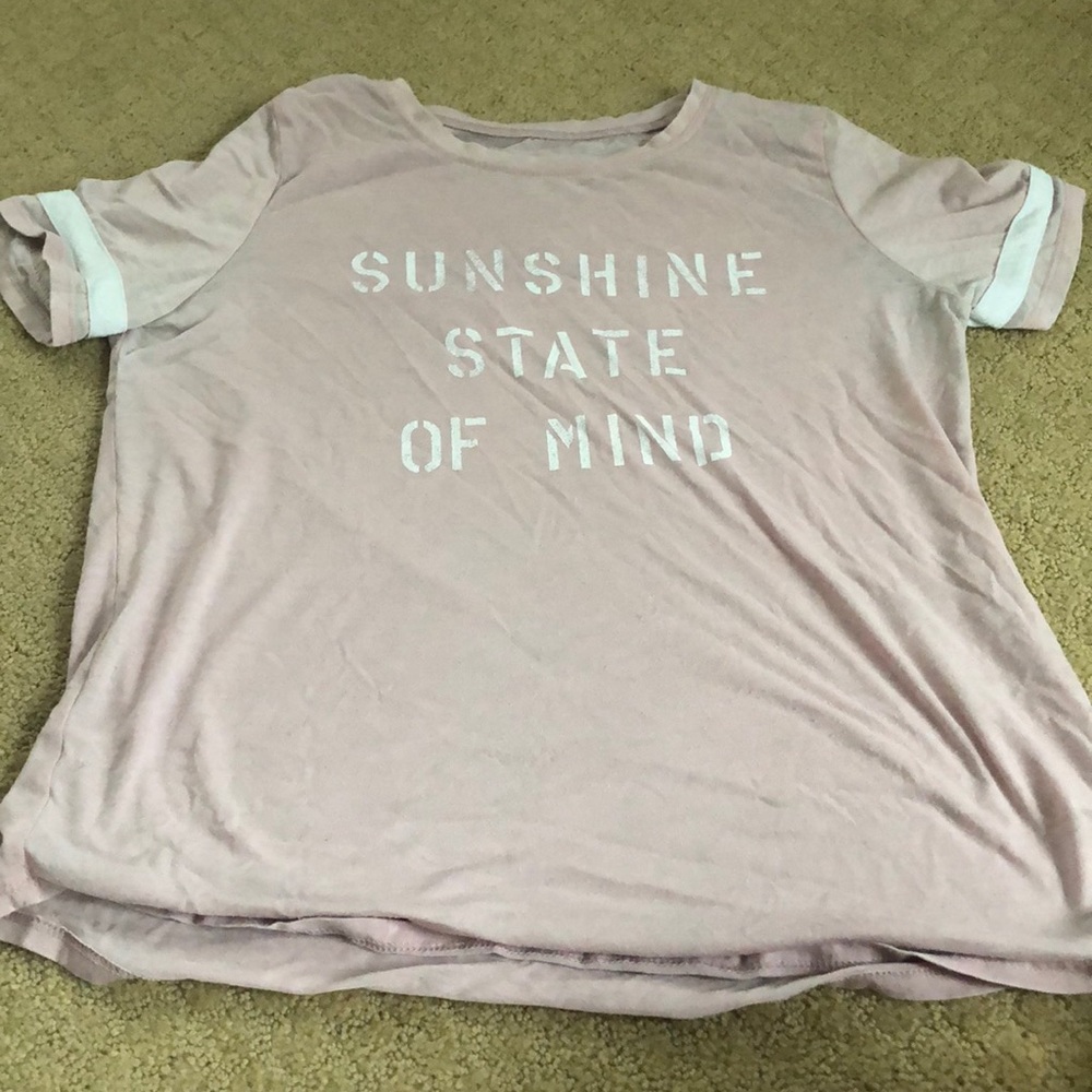 Pink graphic T-shirt